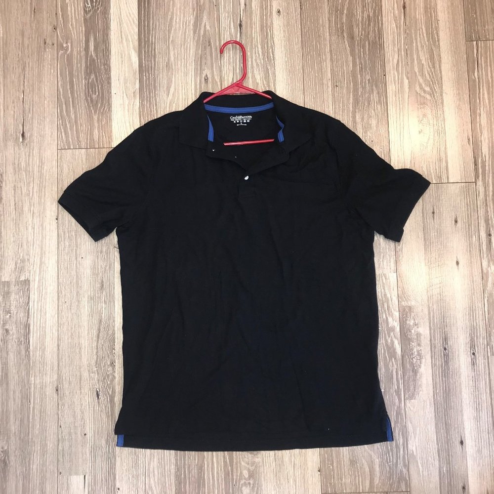 Men's Croft & Barrow Black Polo